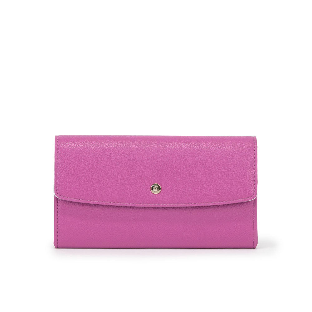 Campo Marzio Ellen Wallet - Mauve Silver