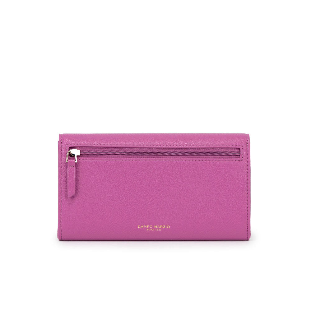 Campo Marzio Ellen Wallet - Mauve Silver