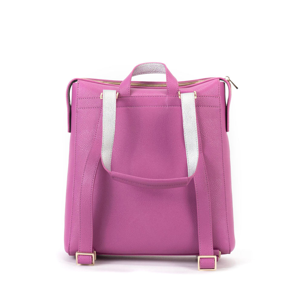 Campo Marzio Sharon Backpack Bag - Mauve Silver