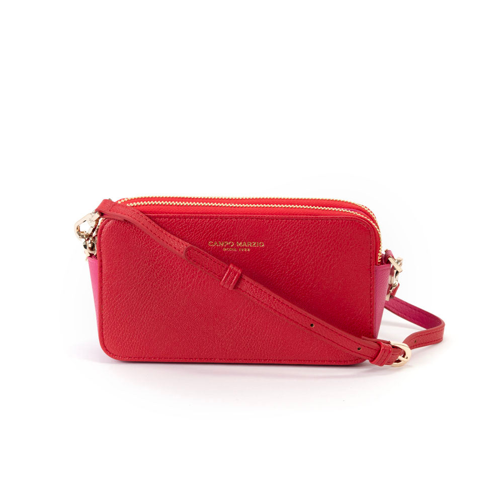 Campo Marzio Chloe Mini Bag - Cherry Red Fuchsia