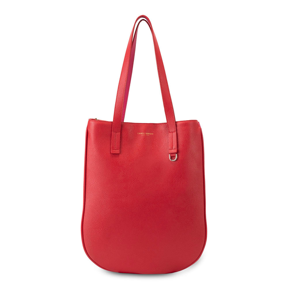 Campo Marzio Helena Shoulder Bag - Cherry Red