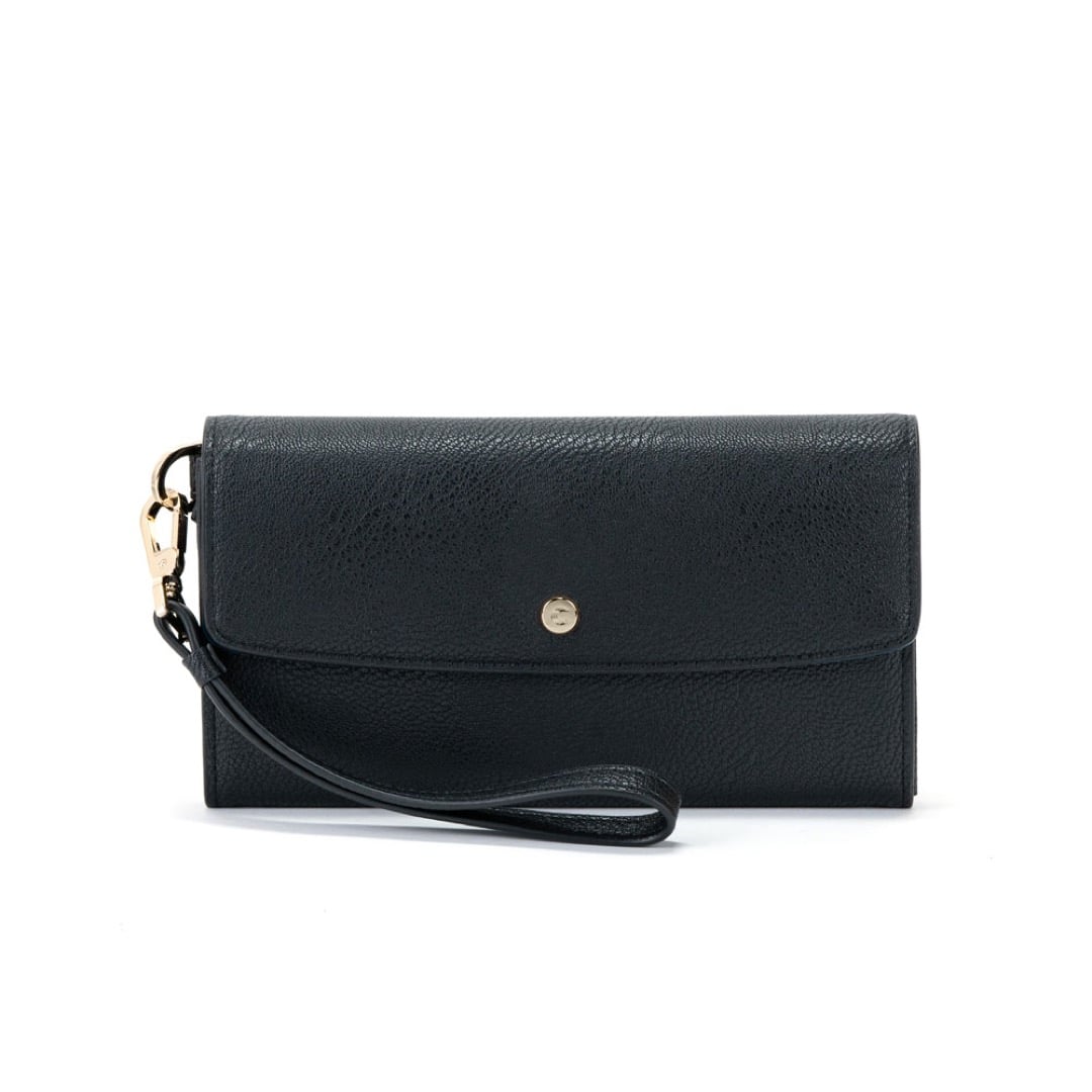 Campo Marzio Ellen Wallet - Black Lapis Blue