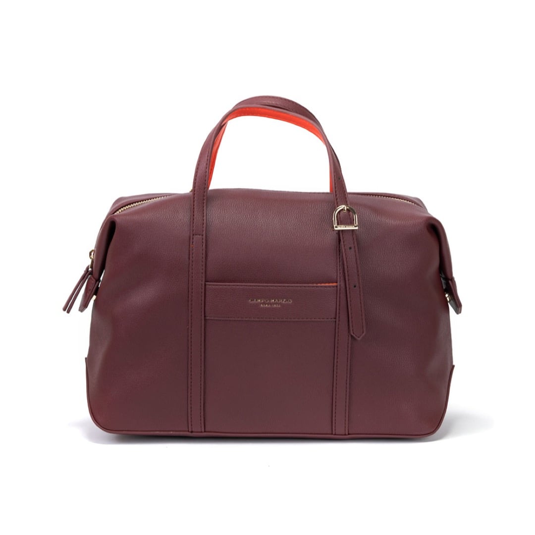 Campo Marzio Ariana Bowling Bag - Burgundy