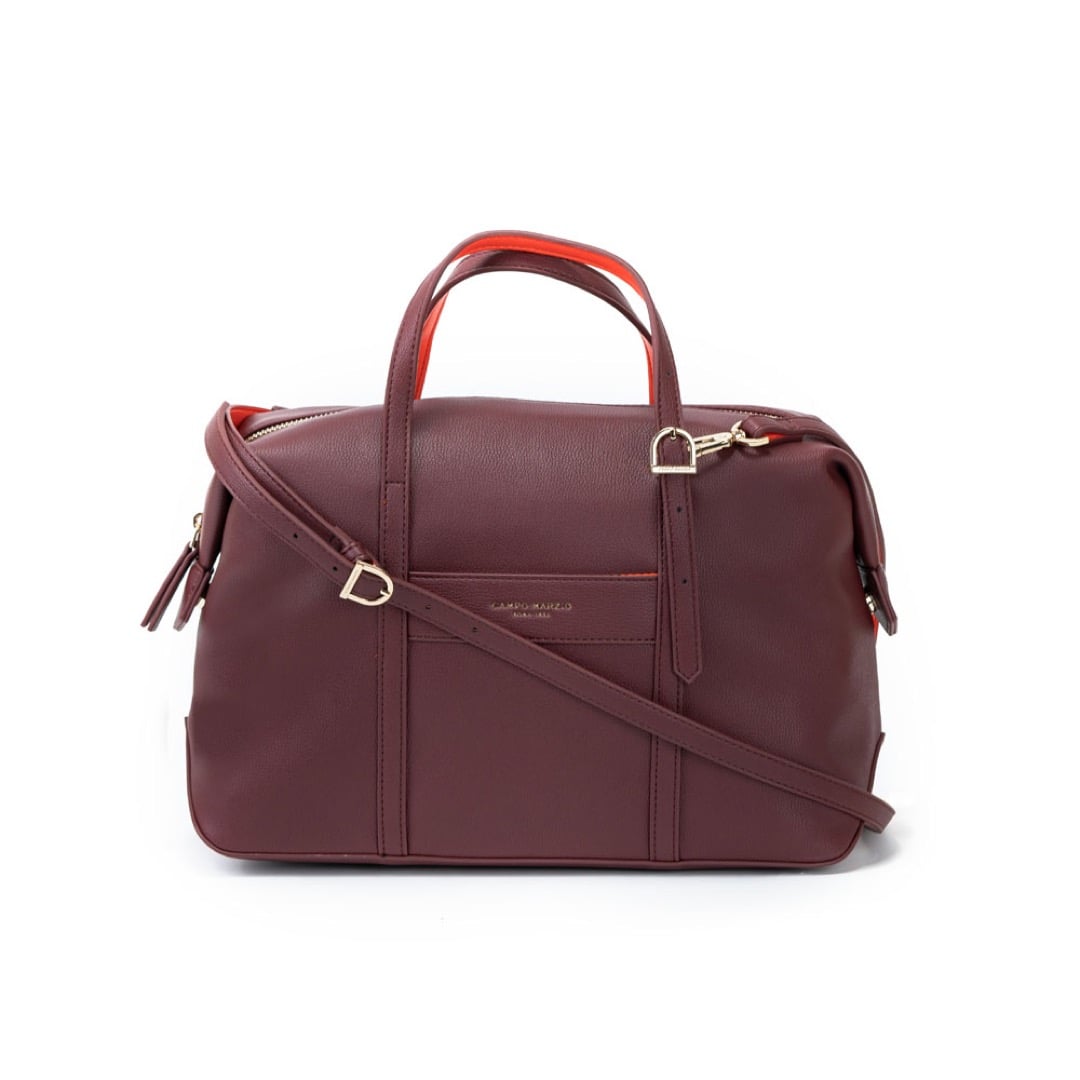 Campo Marzio Ariana Bowling Bag - Burgundy