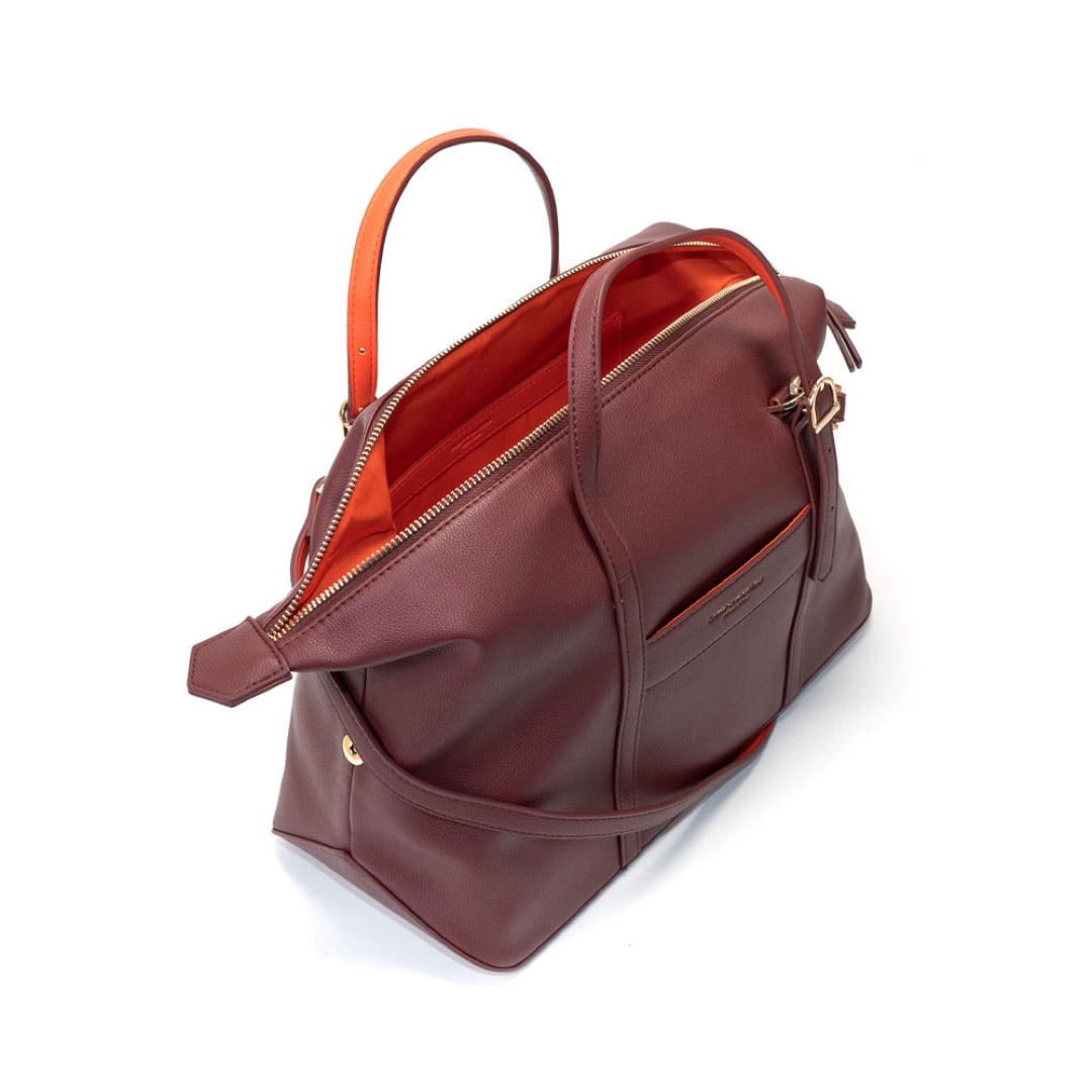 Campo Marzio Ariana Bowling Bag - Burgundy