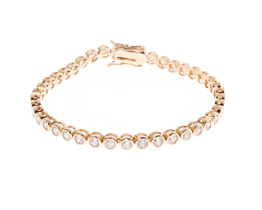 Cachet London Dawn Gold Tennis Bracelet