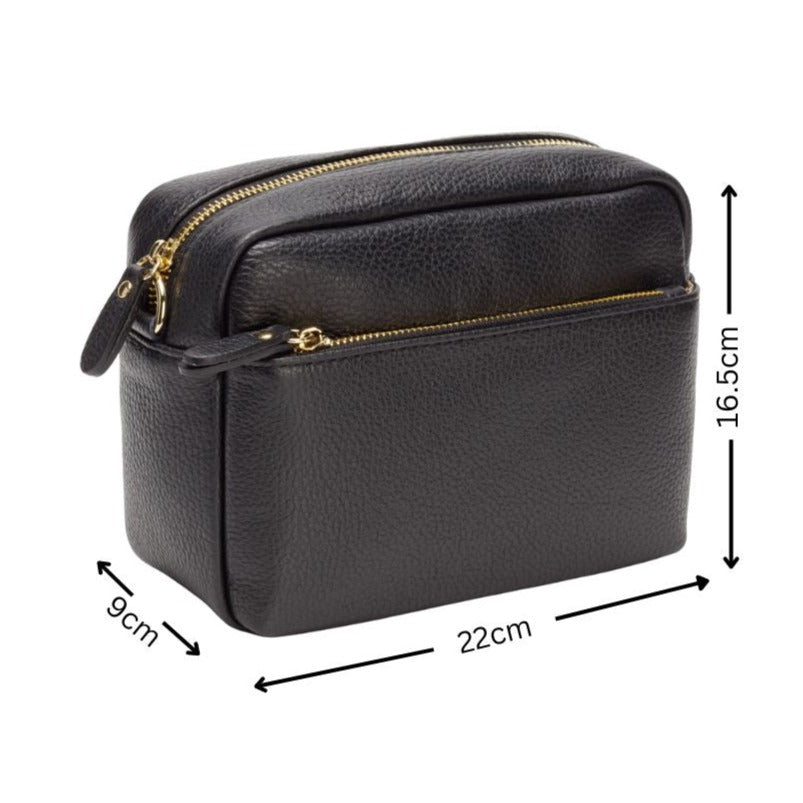 Elie Beaumont Crossbody Town Bag Black