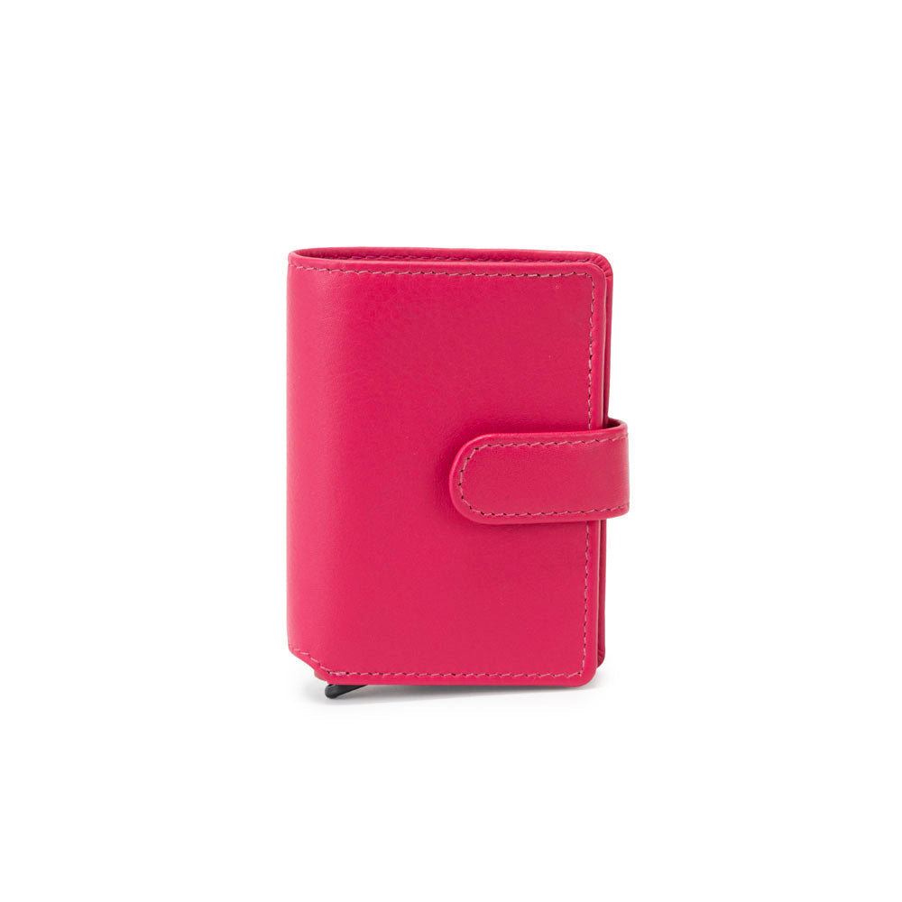 Campo Marzio Axel Card Holder - Fuchsia Flame Scarlet