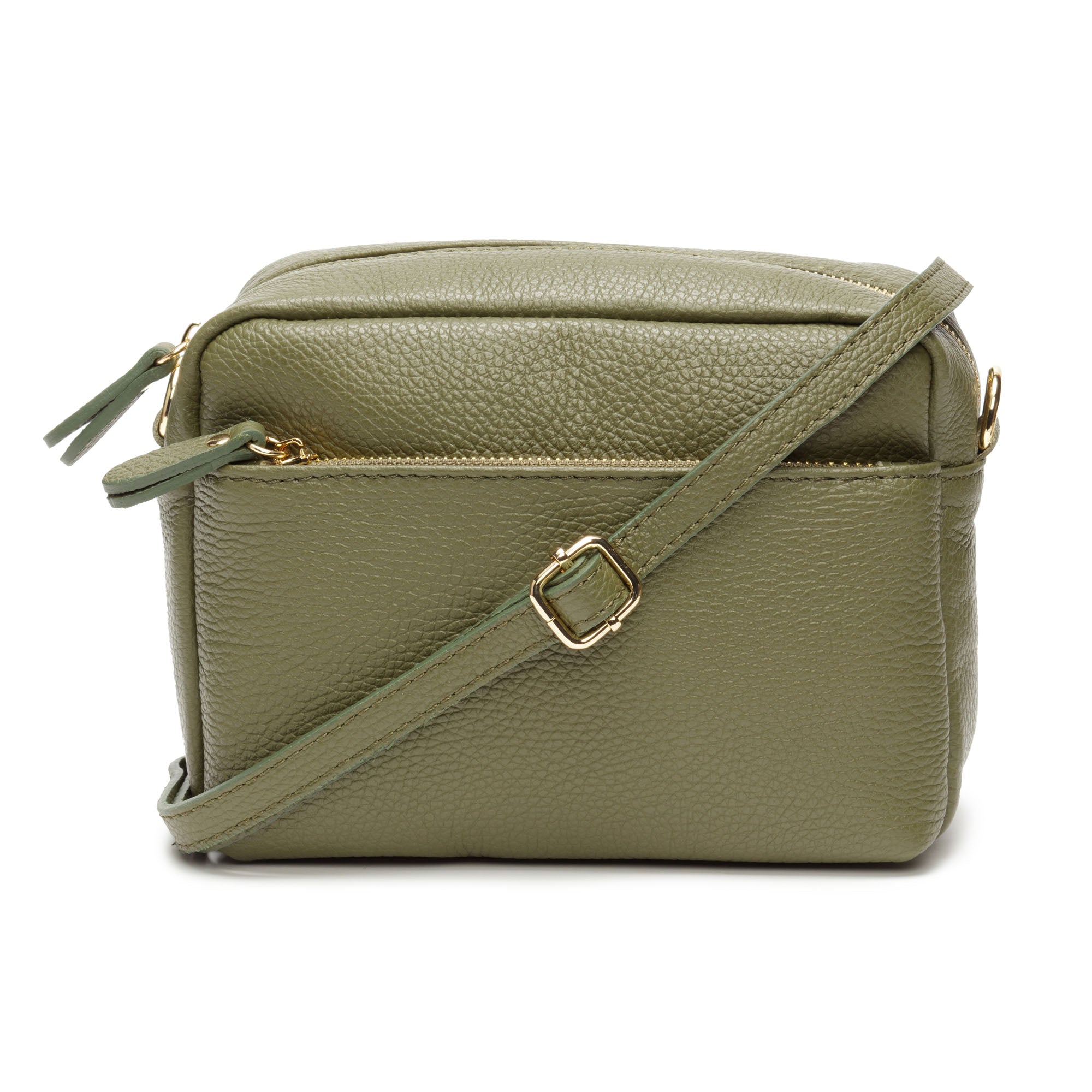 Elie Beaumont Crossbody Town Bag Olive