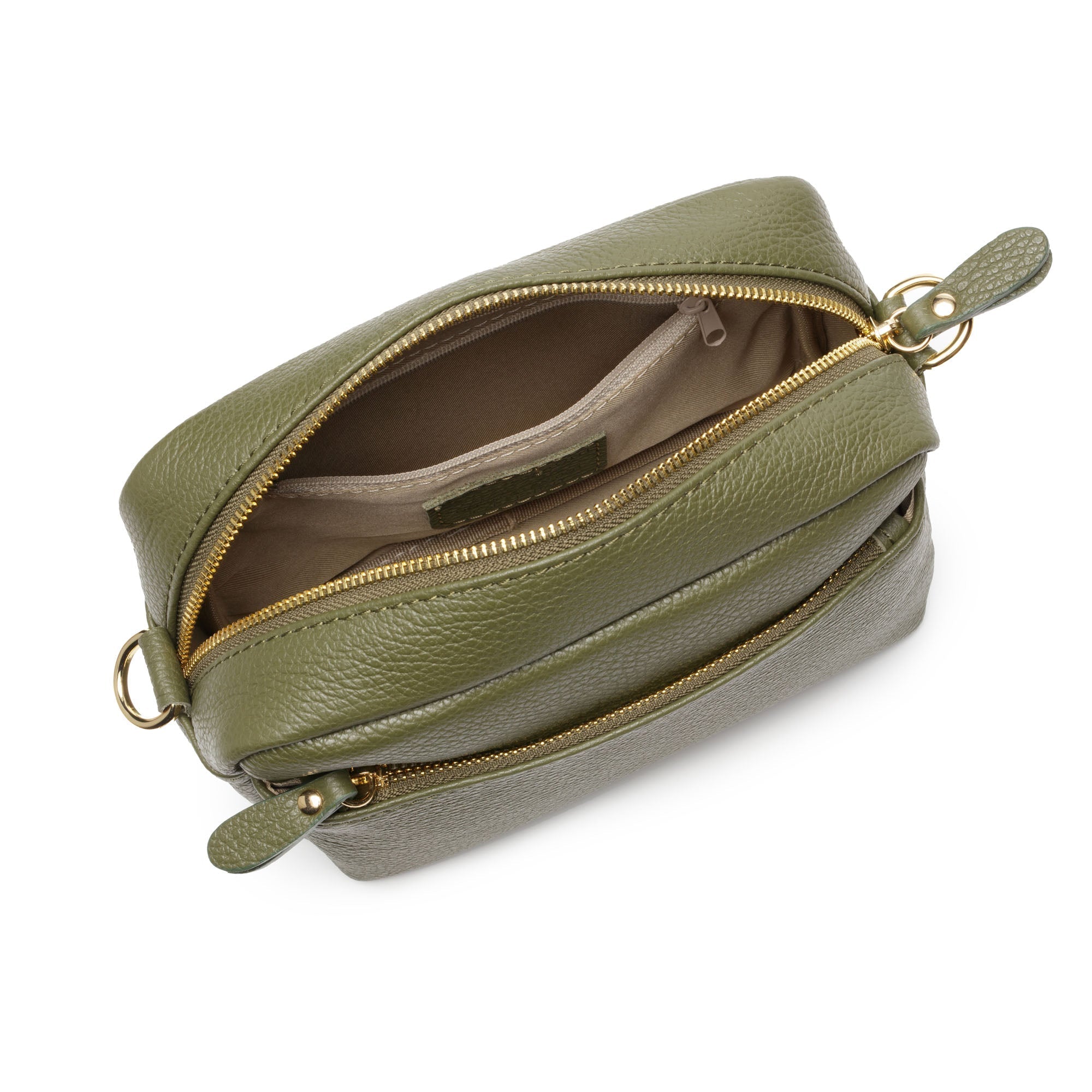 Elie Beaumont Crossbody Town Bag Olive