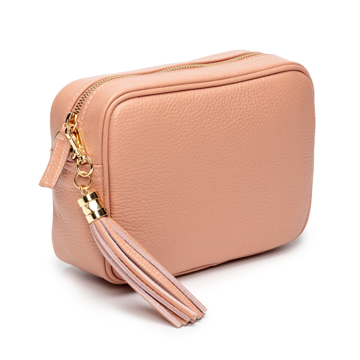 Elie Beaumont Crossbody Tassel Salmon Pink