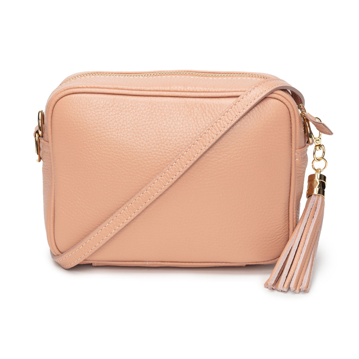 Elie Beaumont Crossbody Tassel Salmon Pink