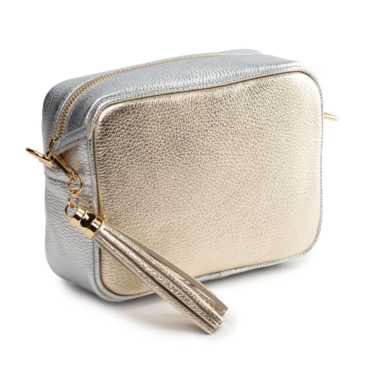 Elie Beaumont Crossbody Metallic Blend Gold