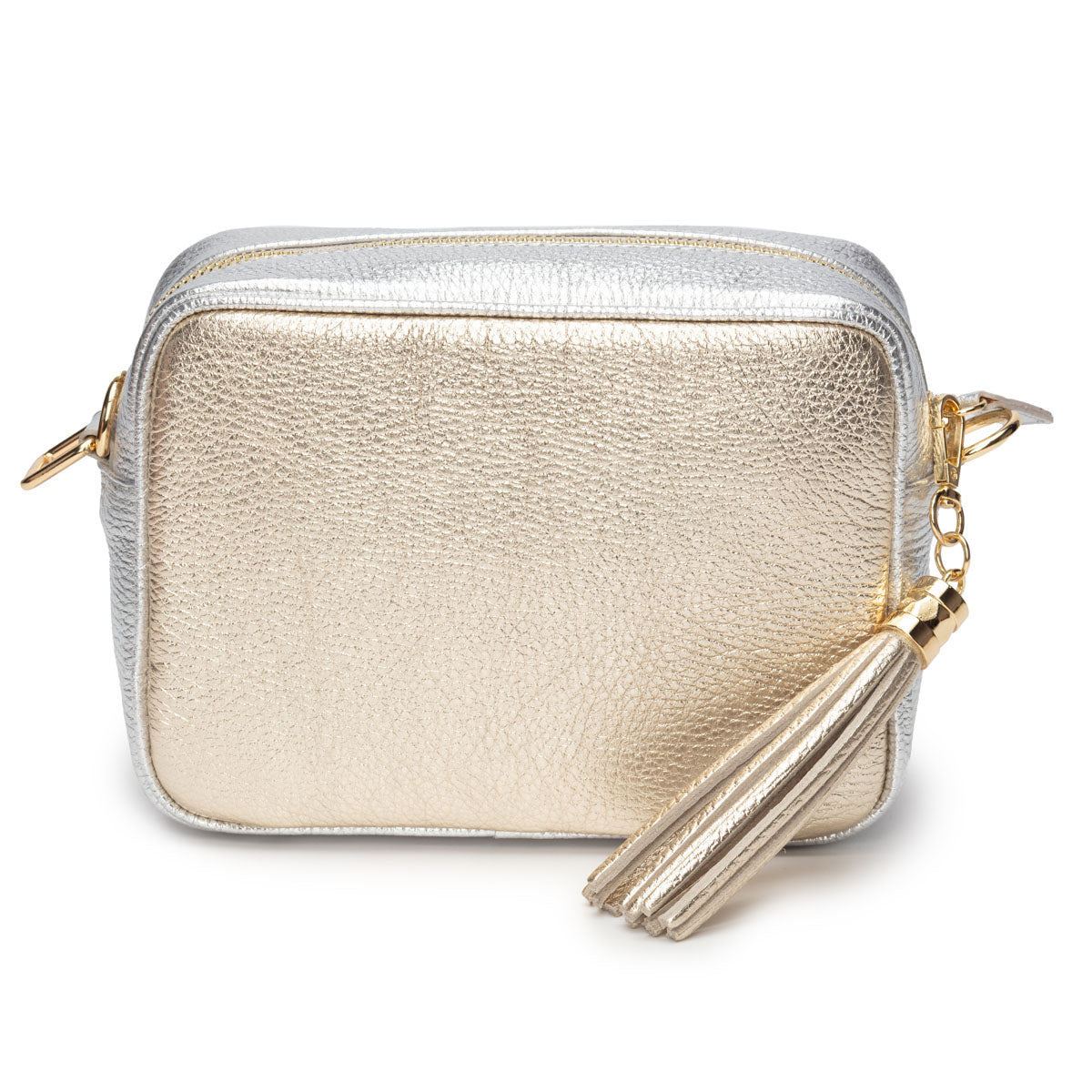 Elie Beaumont Crossbody Metallic Blend Gold