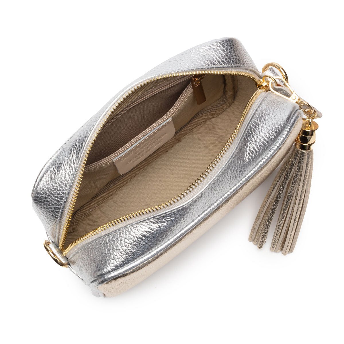 Elie Beaumont Crossbody Metallic Blend Gold