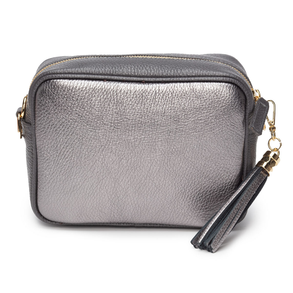 Elie Beaumont Crossbody Metallic Blend Pewter