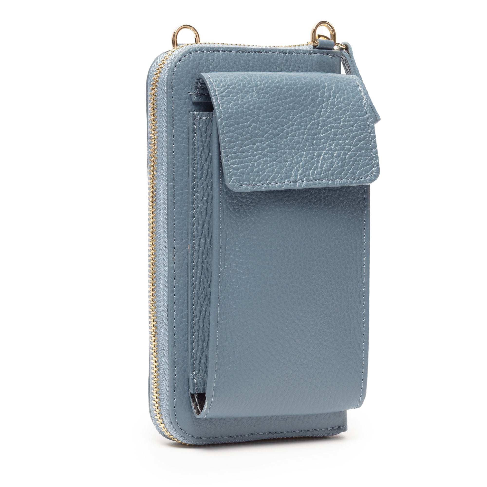 Elie Beaumont Phonebag Light Blue (Aztec strap)