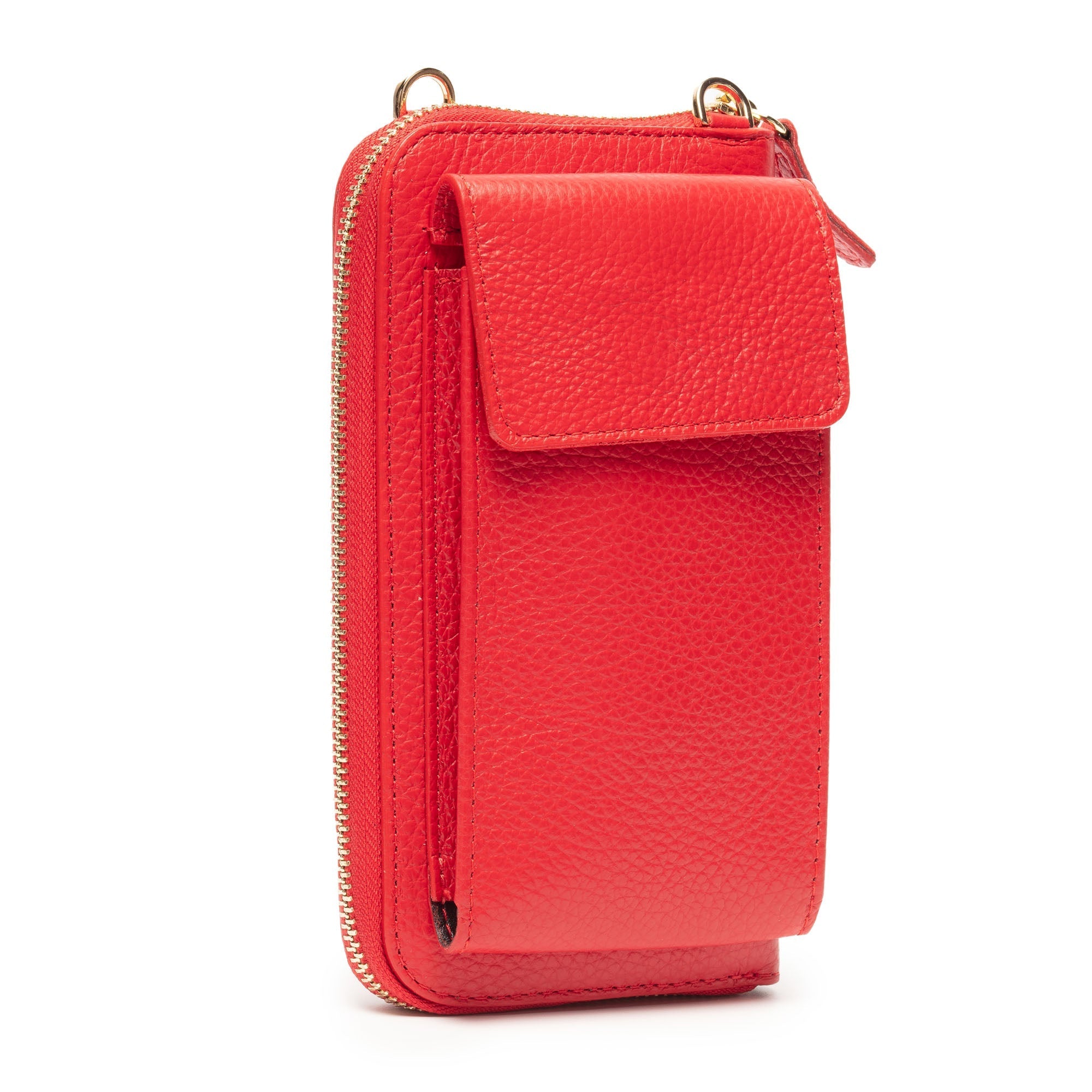 Elie Beaumont Phonebag Red (Blue Diamondstrap)