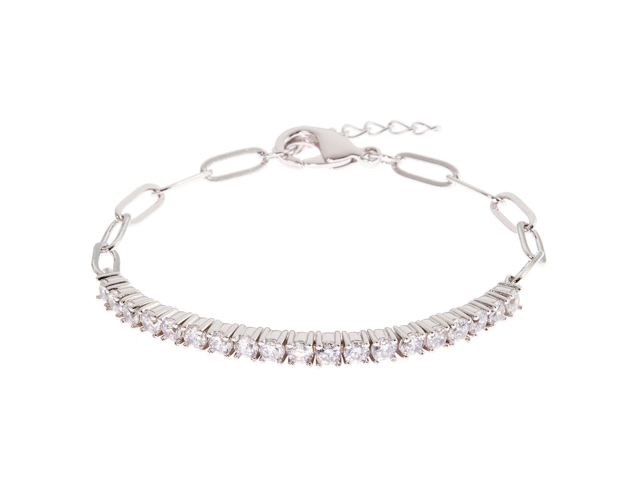 Cachet London Ella Silver Tennis Bracelet