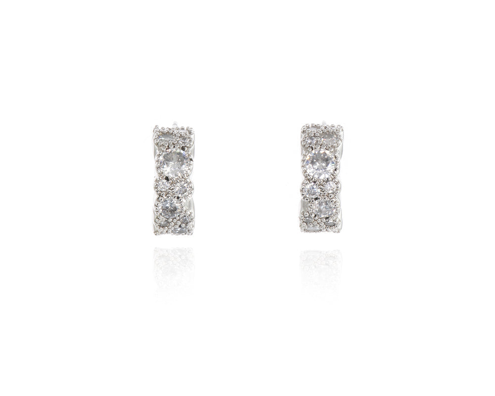 Cachet London Halia 10mm Silver Earrings