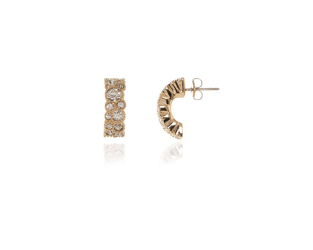 Cachet London Halia 15mm Gold Earrings