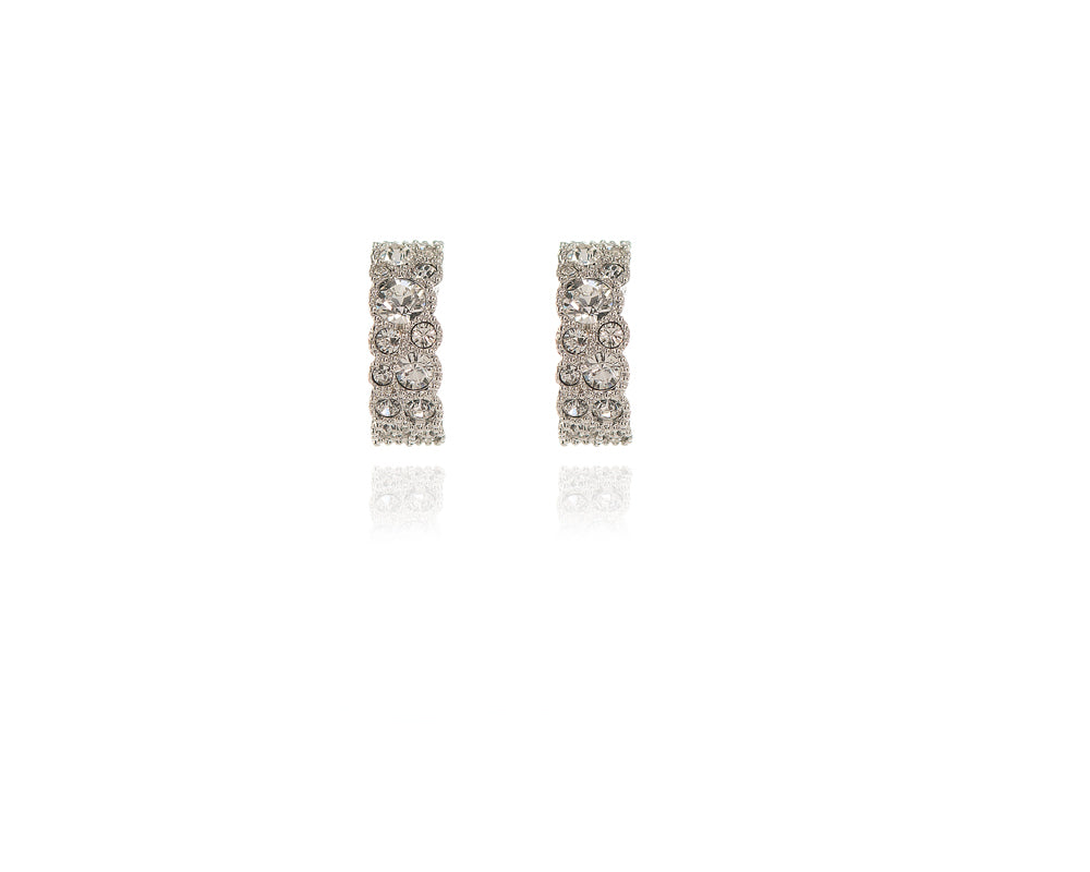 Cachet London Halia 15mm Silver Earrings