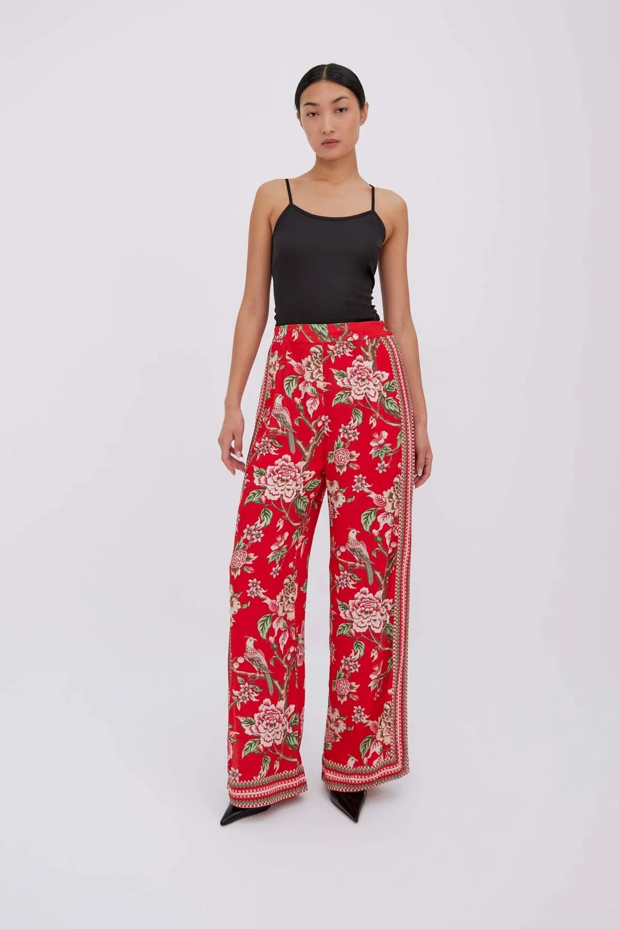 Raishma Studio Red Hallie Trousers