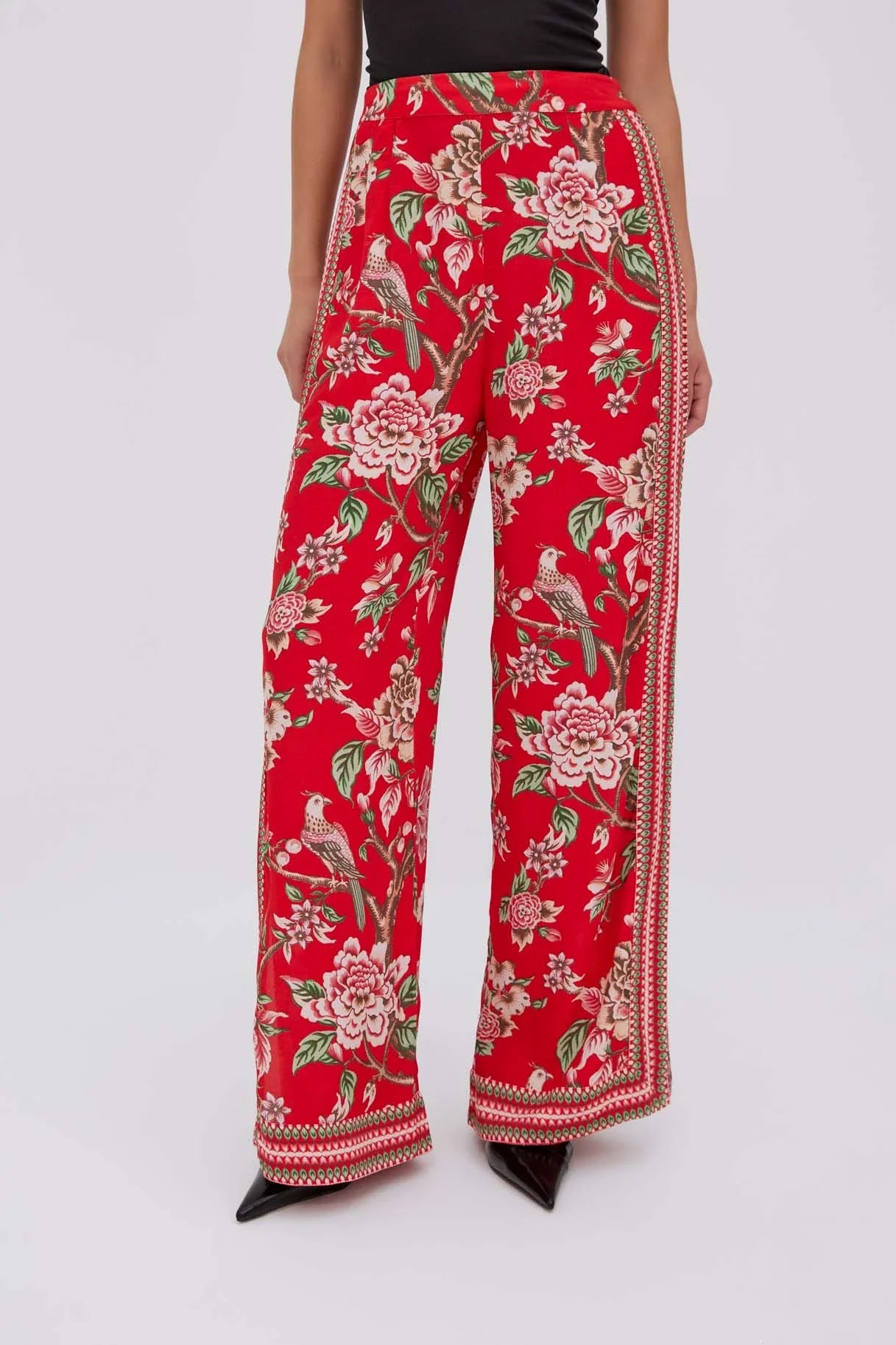 Raishma Studio Red Hallie Trousers