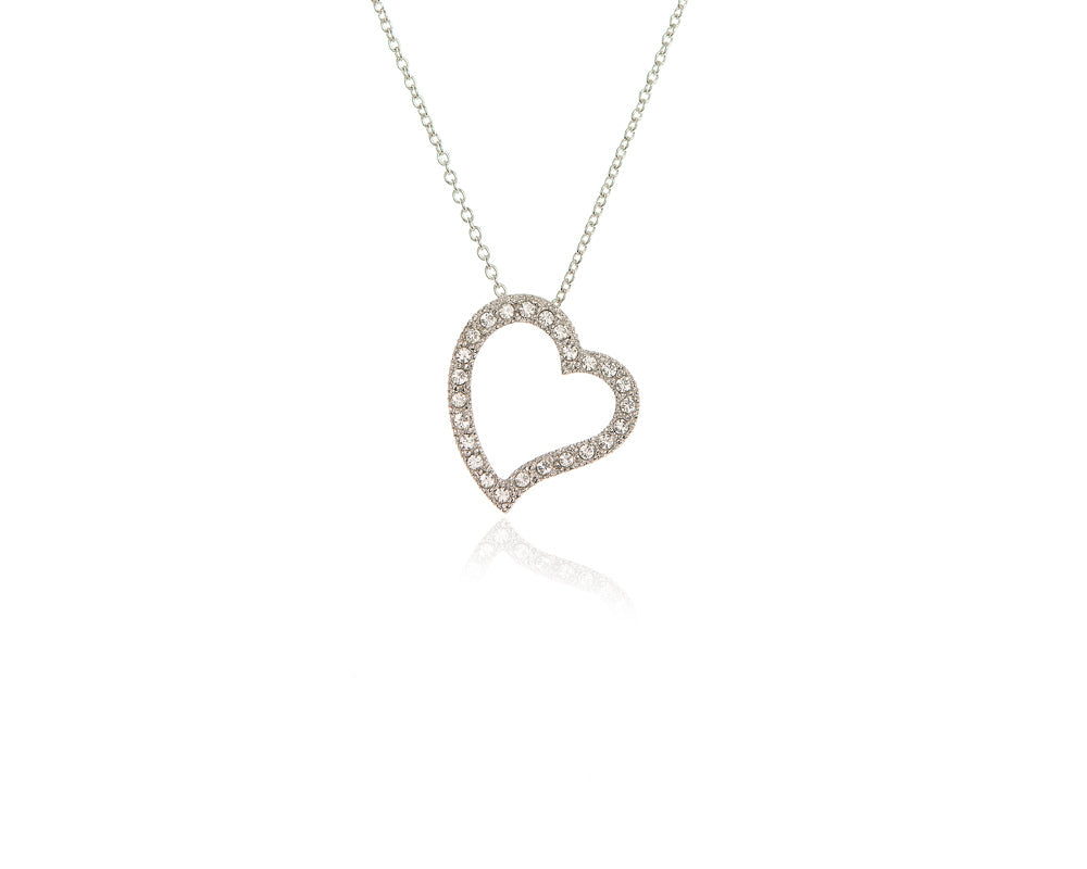 Cachet London Hebe Silver Heart Pendant