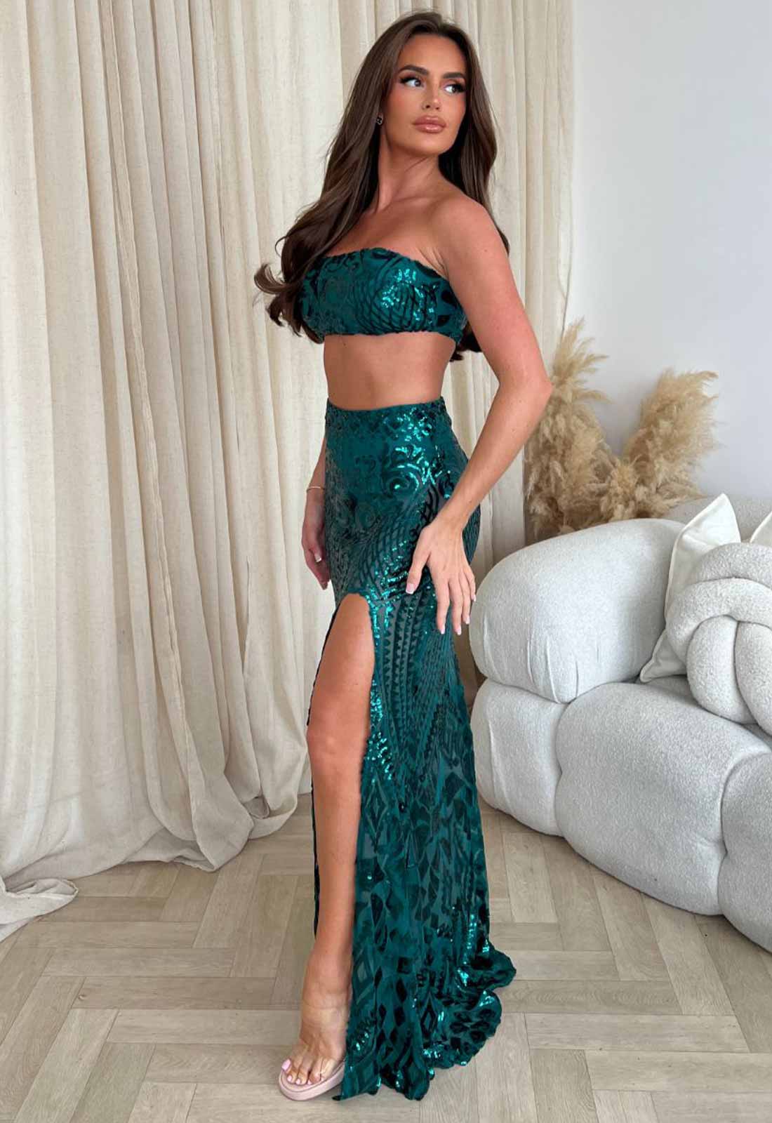 Nazz Collection Green Shakira Two Piece