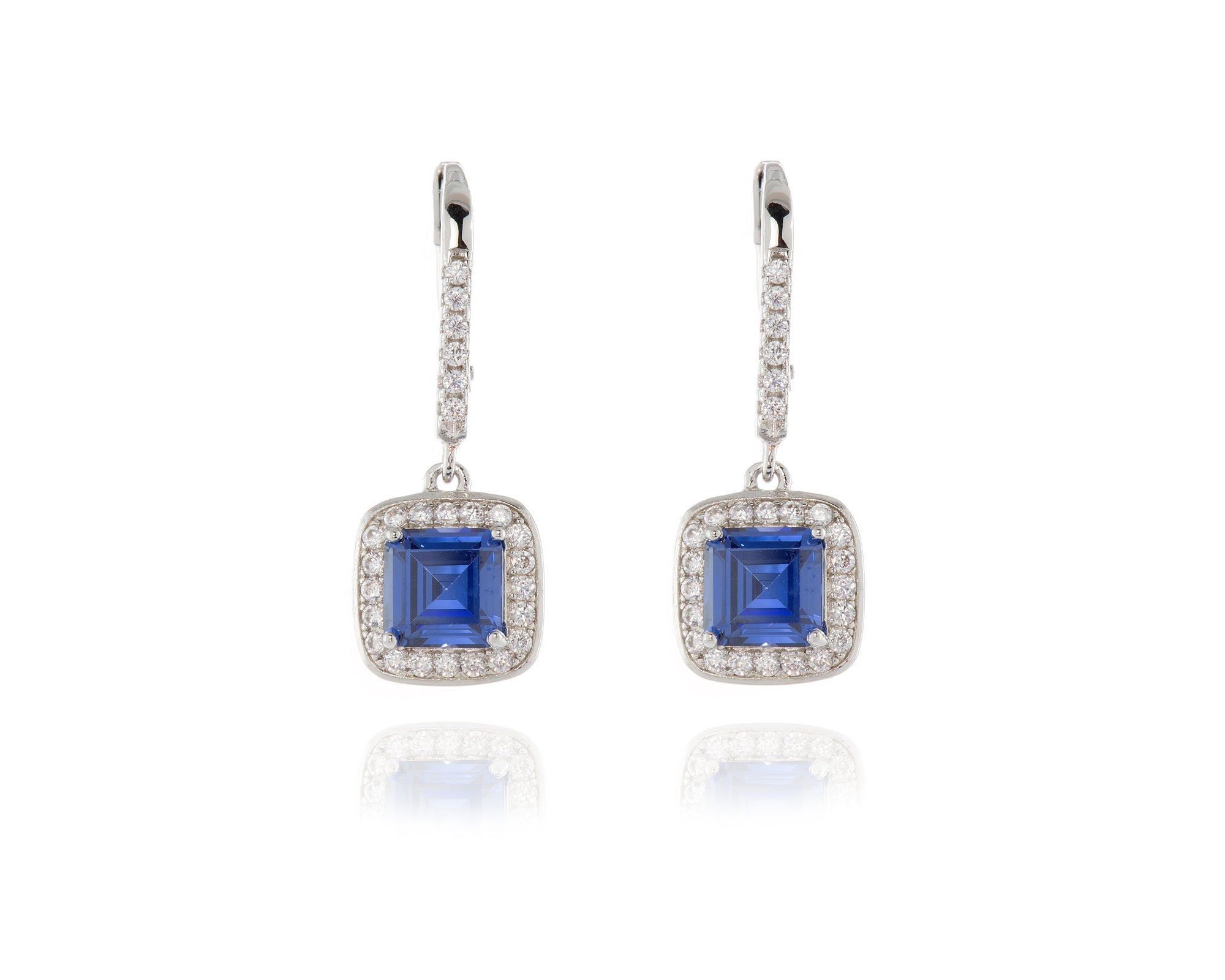 Cachet London Idola Silver Tanzanite Earrings