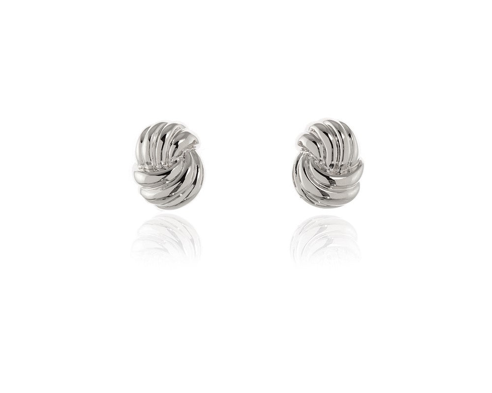 Cachet London Lael Silver Clip on Earrings