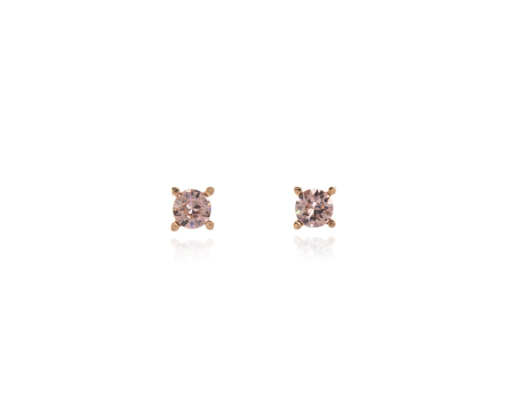 Cachet London Laine 6mm Vintage Rose Gold Earrings