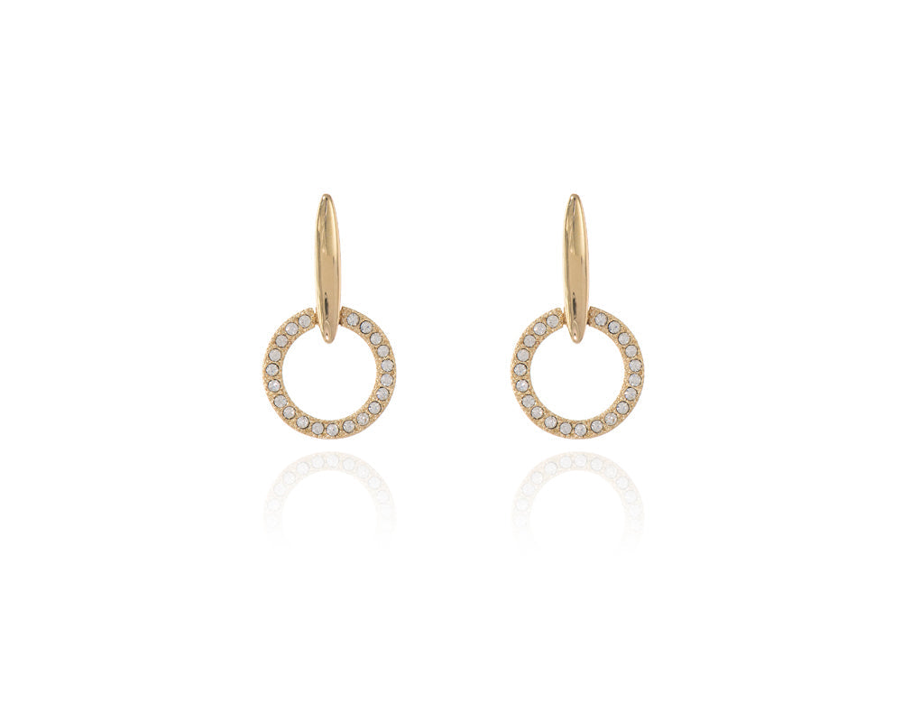 Cachet London Lara Drop Gold Earrings