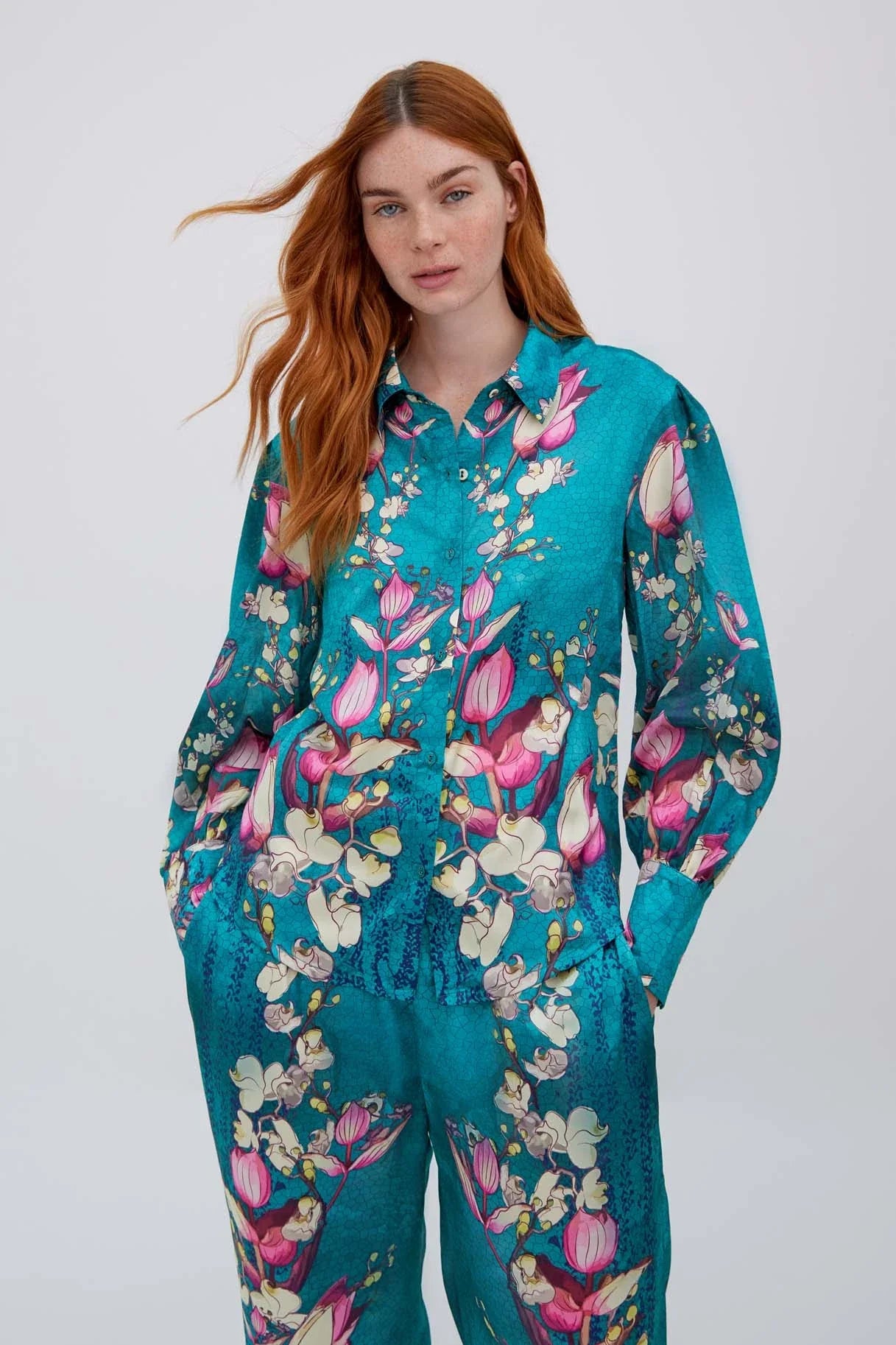 Raishma Studio Blue Lauren Shirt