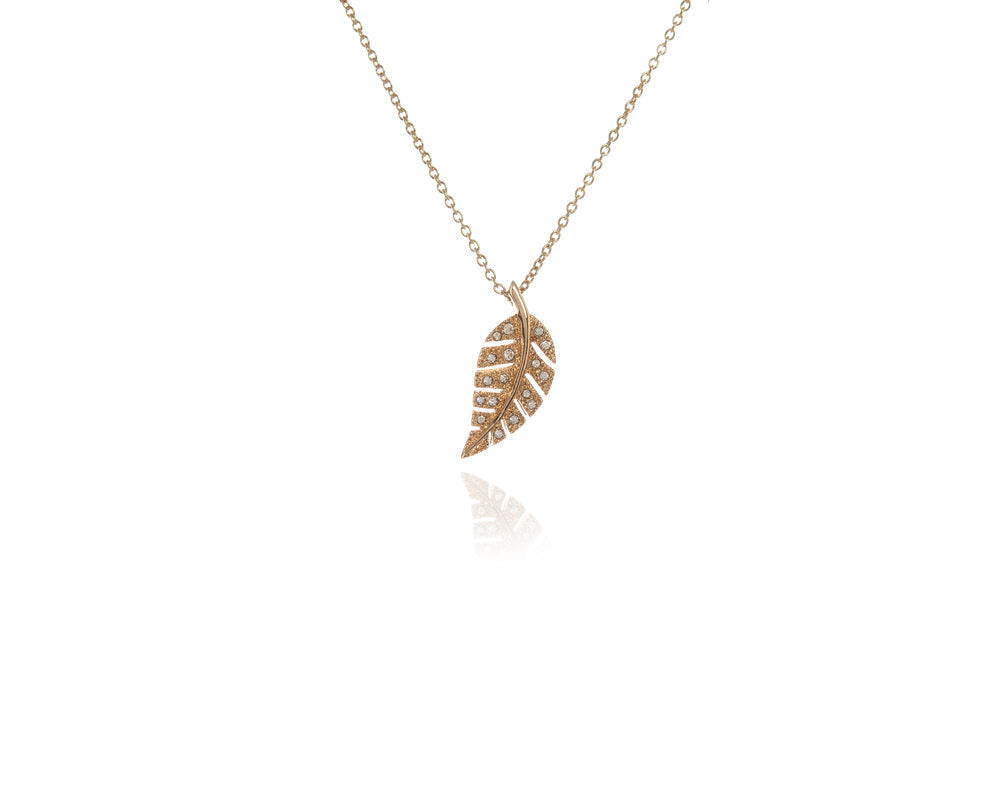 Cachet London Leafy Gold Pendant