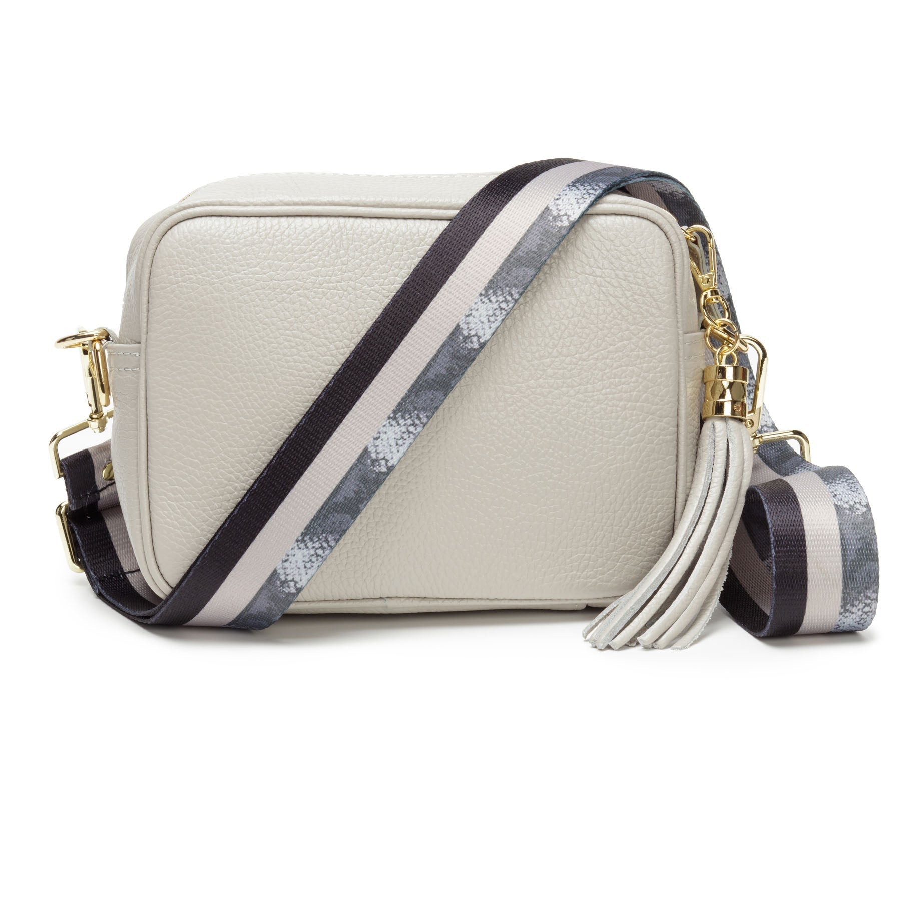 Elie Beaumont Crossbody strap - Python stripe