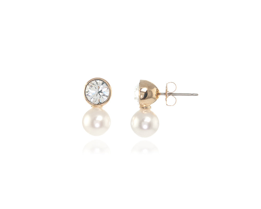 Cachet London Mimi Gold Post Earrings