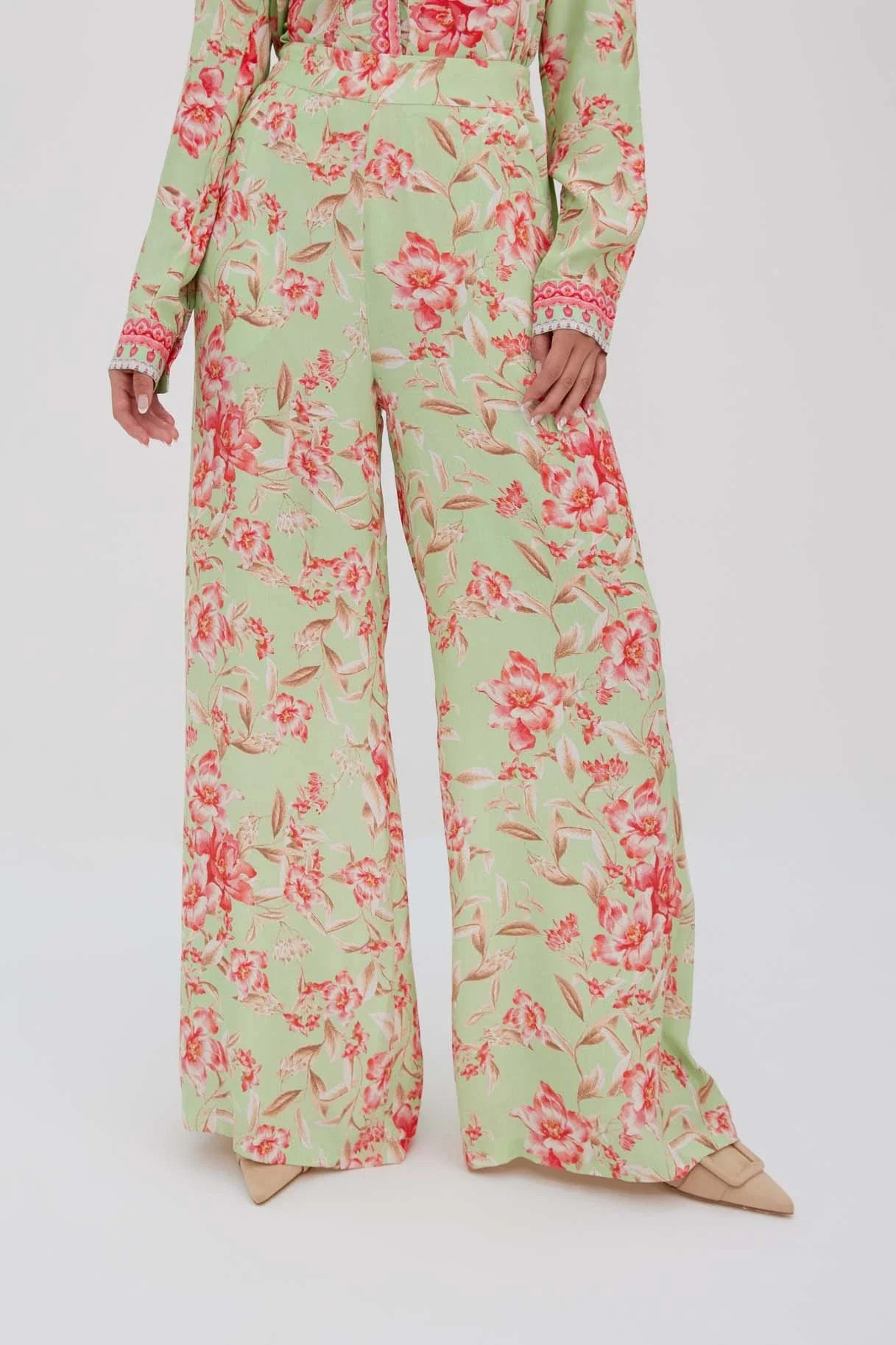 Raishma Studio Green Naomi Trousers