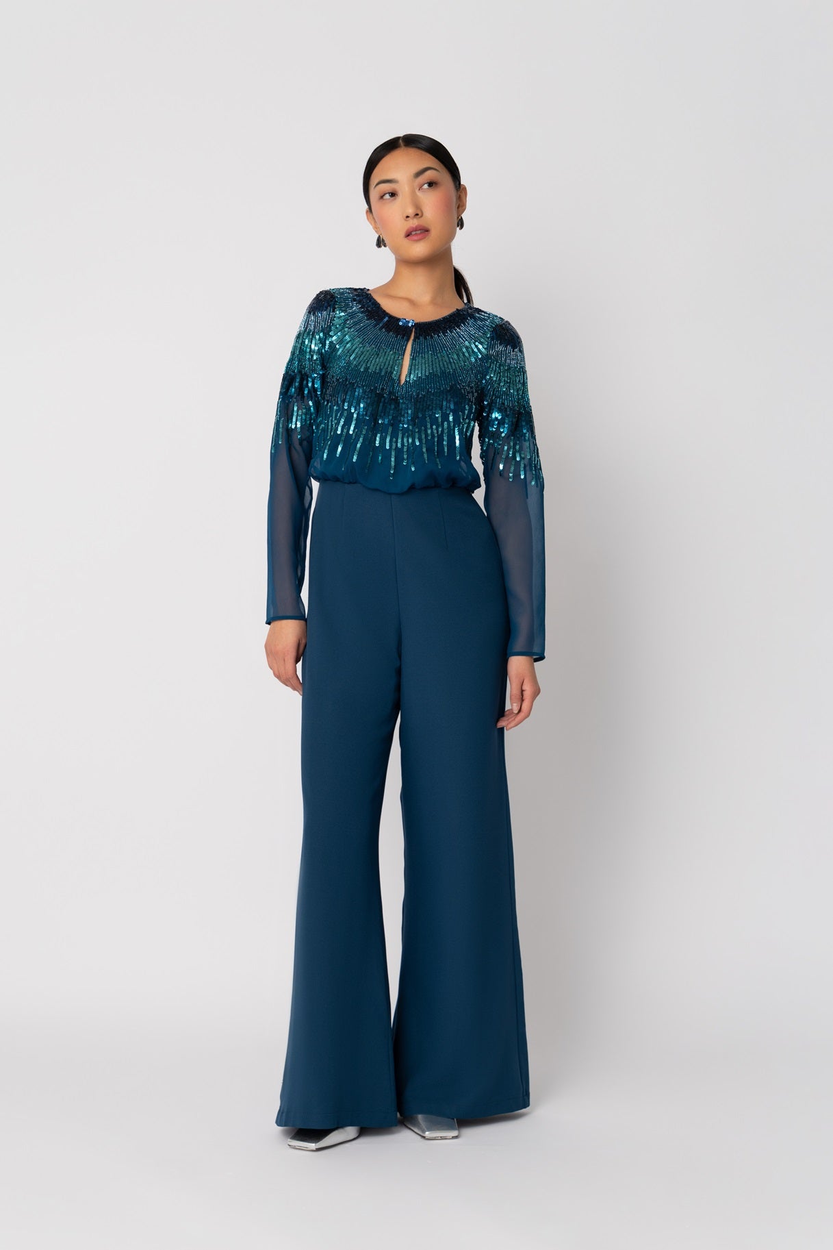 Raishma Couture Blue Nerissa¬†Blue Jumpsuit