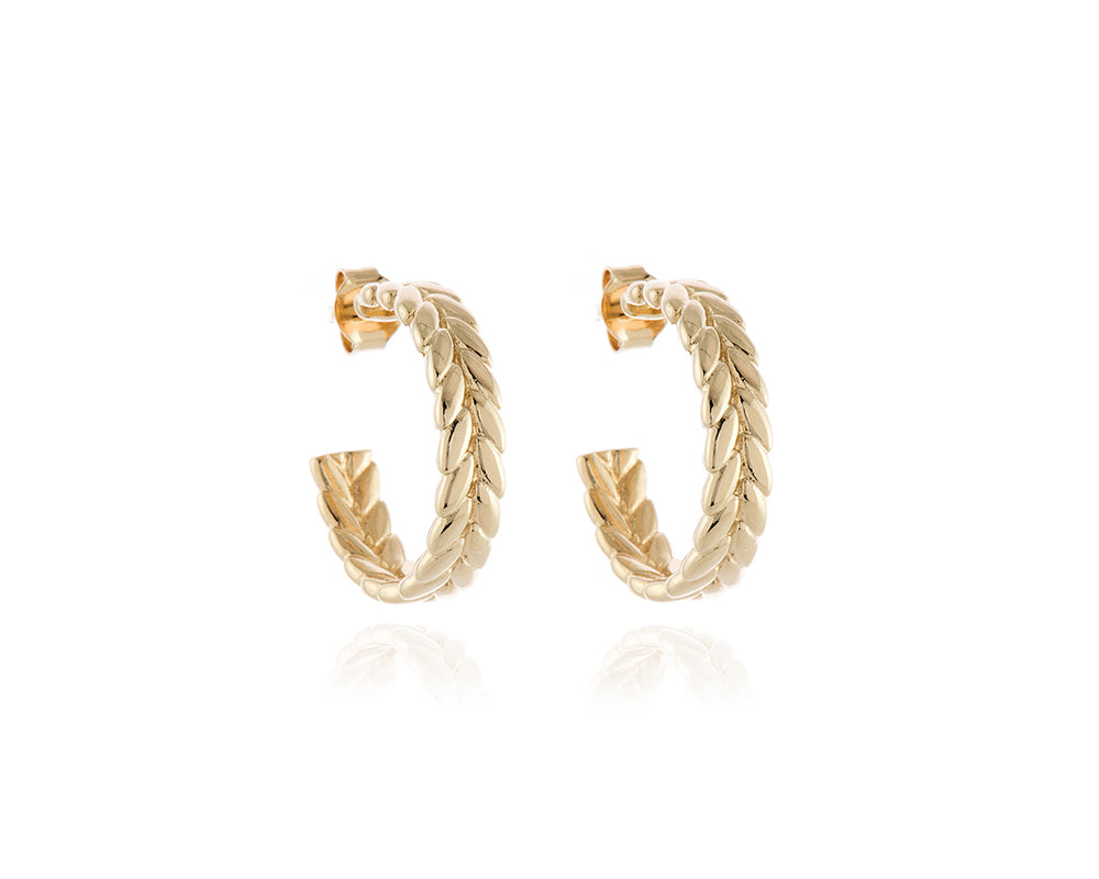 Cachet London Oletta Gold Hoop Earrings