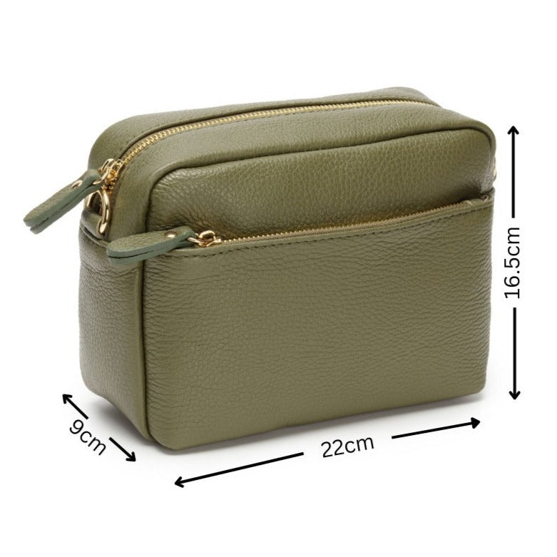 Elie Beaumont Crossbody Town Bag Olive