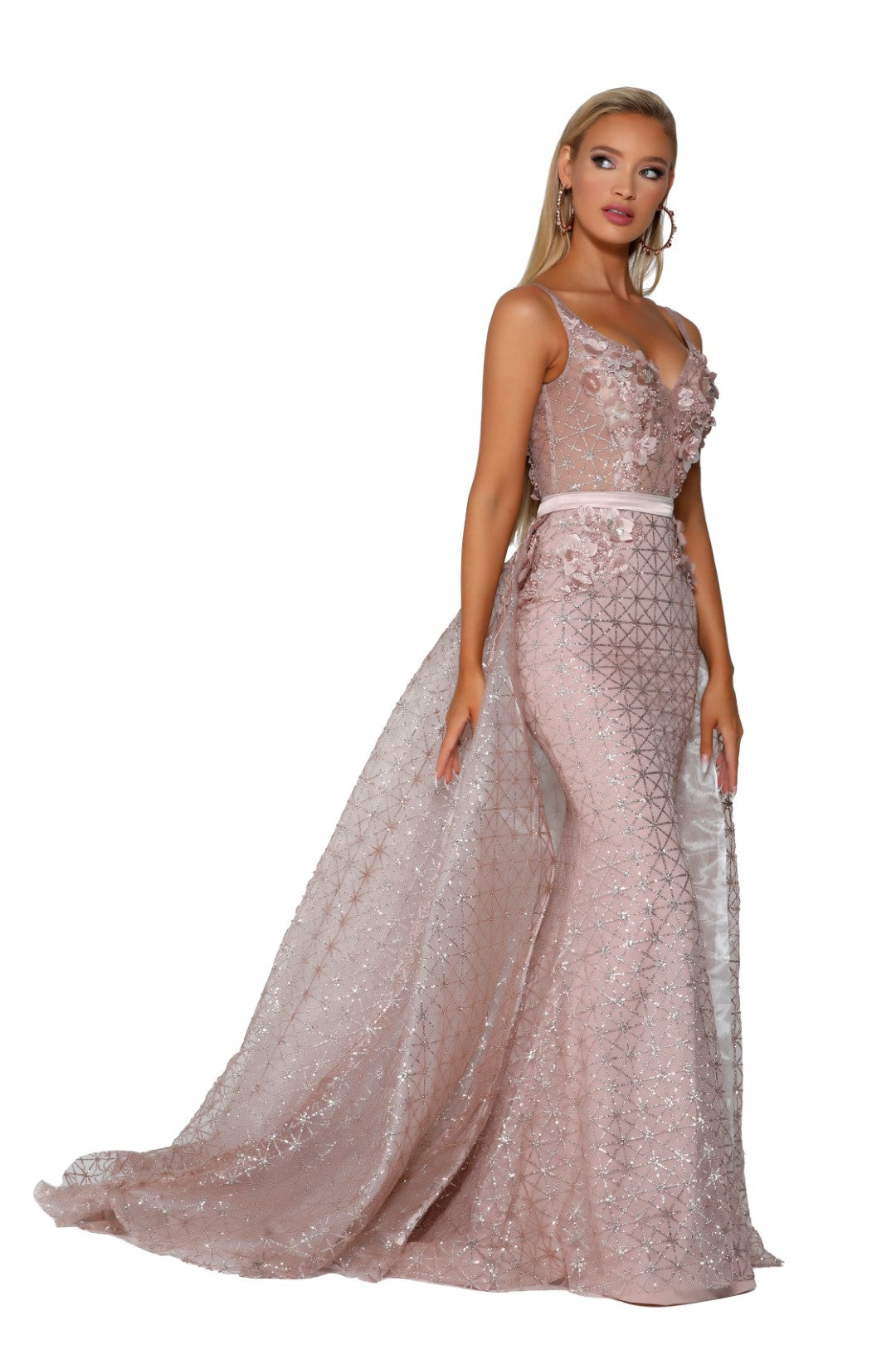 Portia & Scarlett Blush Cinderella Gown PS6008S