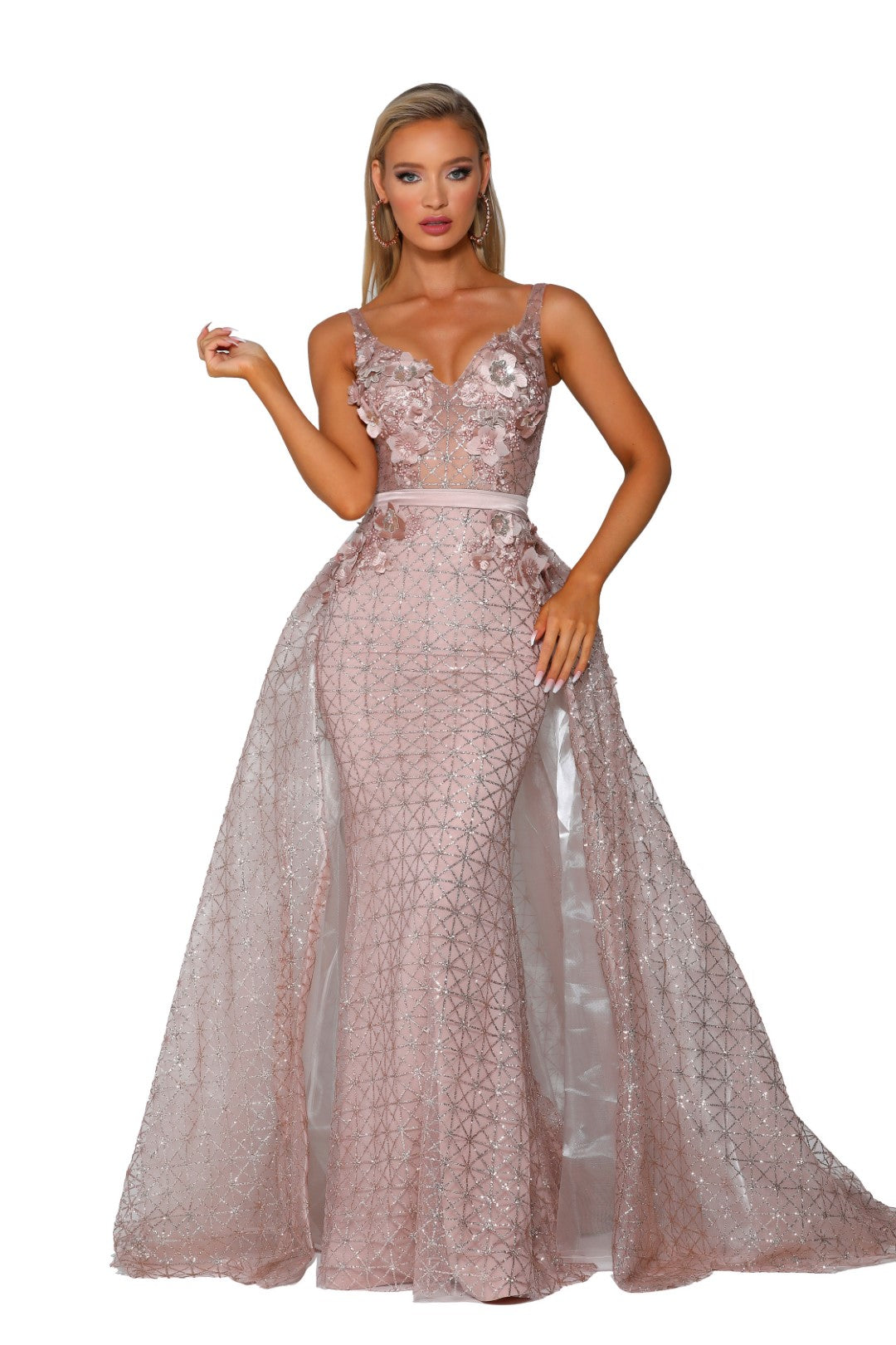 Portia & Scarlett Blush Cinderella Gown PS6008S