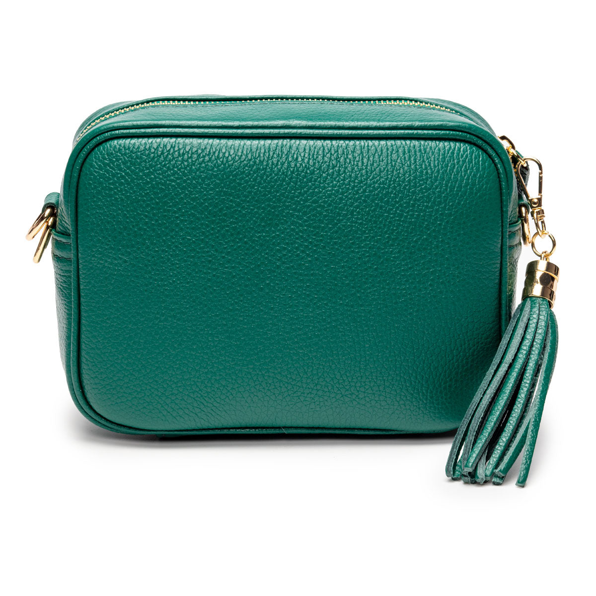 Elie Beaumont Crossbody Tassel Peacock Green