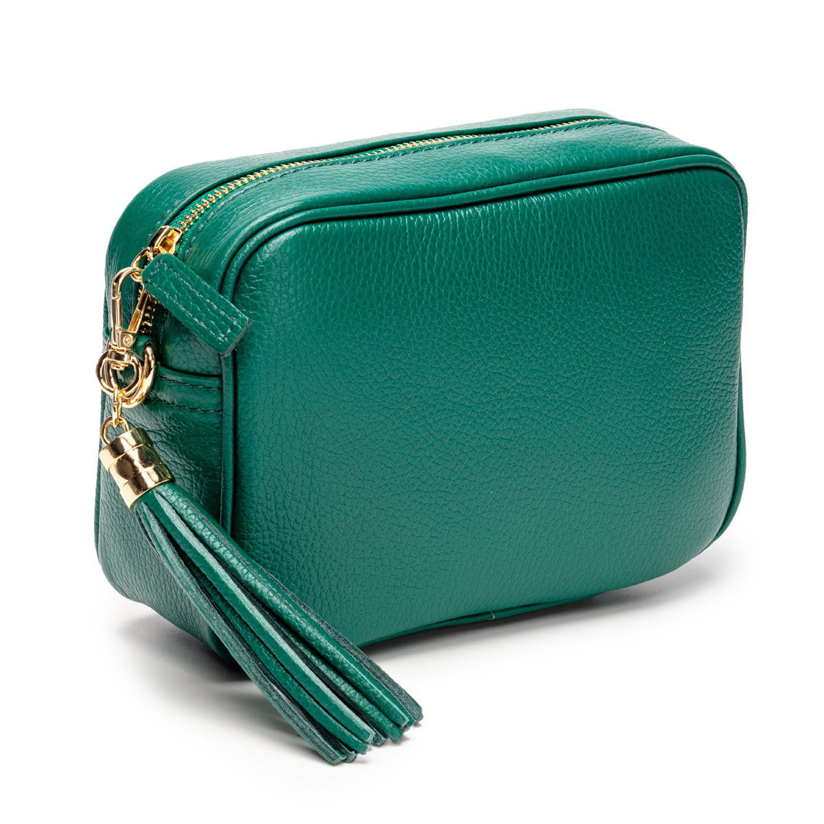 Elie Beaumont Crossbody Tassel Peacock Green