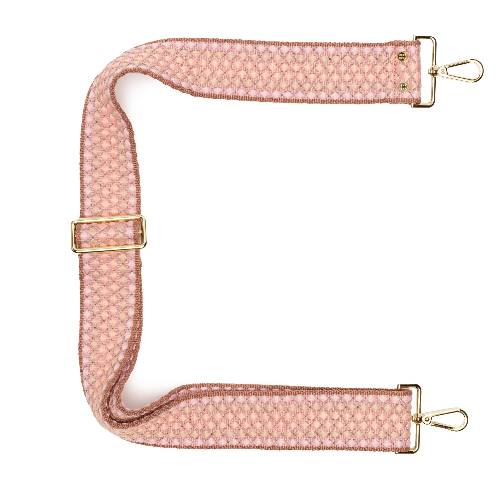 Elie Beaumont Crossbody Strap - Pink Macaroon