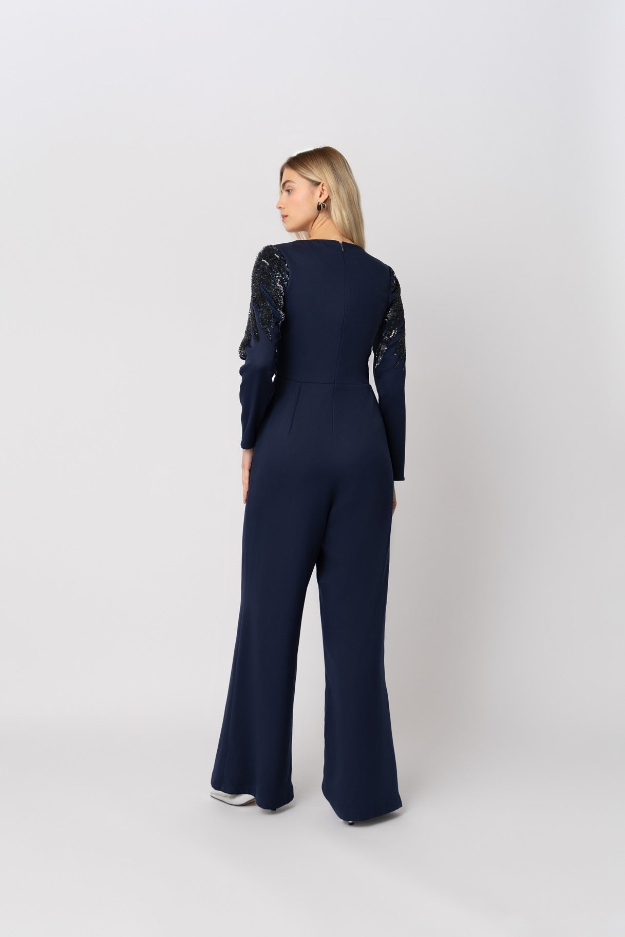 Raishma Couture Navy Piper Jumpsuit