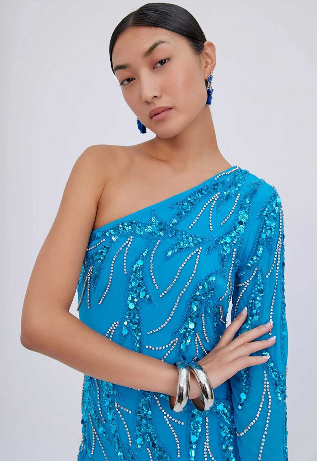 Raishma Couture Blue Elara Blue Dress