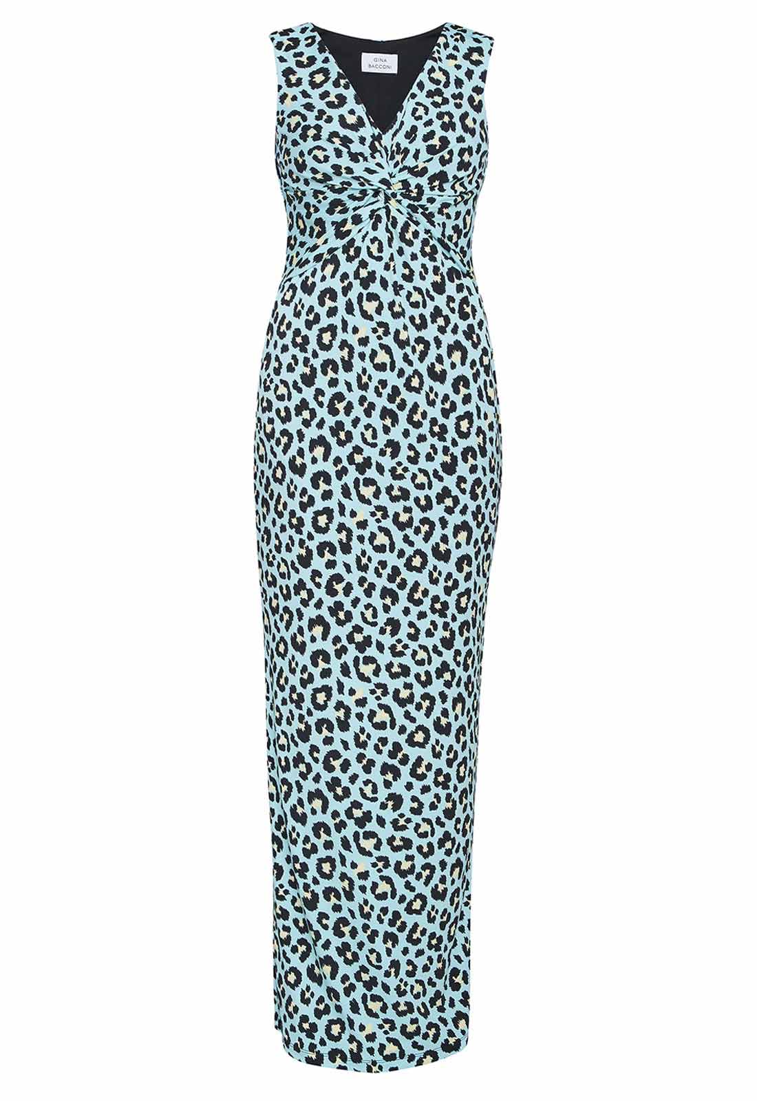 Gina Bacconi Hudson Animal Print Dress